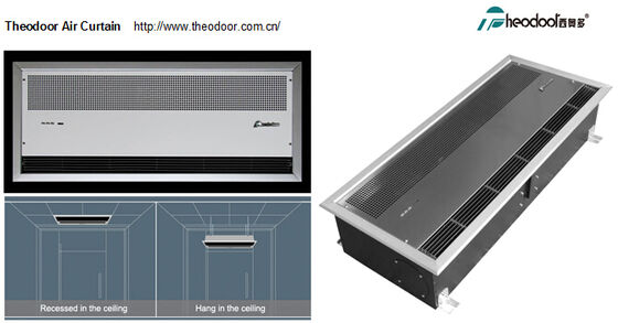 مانع گرمایش پرده هوا حرارتی با فن خنک کننده یا هوا گرم کننده