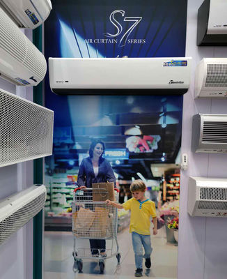 پرده درب پارتیشن هوای بالای در