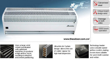 اواپراتور گرم آب پرده هوا گرم کننده منبع آب گرم سد هوای سربار