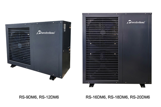 2025 جدید R32 DC inverter پمپ گرما Monobloc آبگرمکن بهره وری انرژی