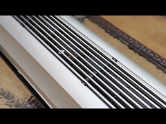 پرده هوای درب سقفی مسکونی نقره ای آلومینیومی با فن متقاطع