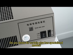 2025 فن خنک کننده آسانسور کمپکت پرده هوا فولاد یا فولاد ضد زنگ فن خنک کننده پرده هوا