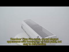 2025 پودر فلزي جديد تيتان سيريز 5 پرده هوا براي تهويه و شركت هوا تهويه